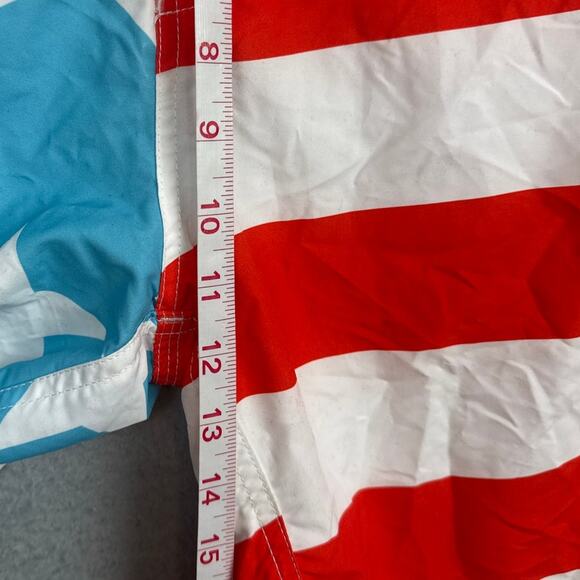 Ambsn Pac Sun Men's Patriotic Board Shorts Unlined Stars and Stripes Size 33 NWT - Picture 5 of 8